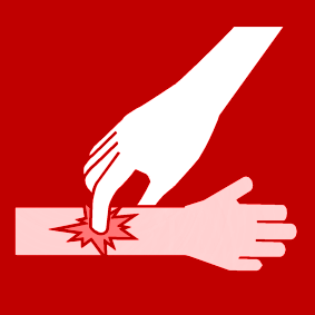 pitsen / knijpen